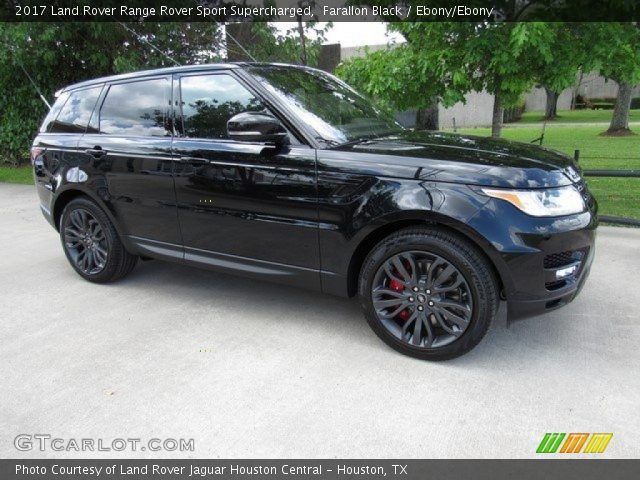 2017 Land Rover Range Rover Sport Supercharged in Farallon Black