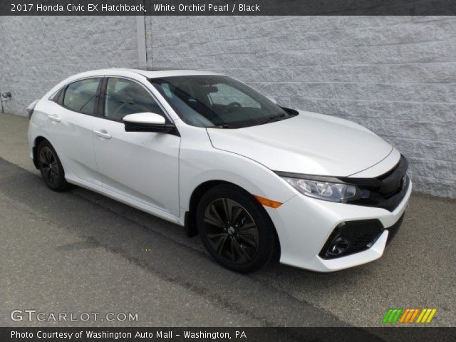 2017 Honda Civic EX Hatchback in White Orchid Pearl