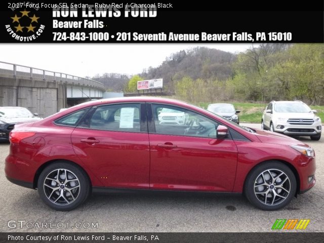 2017 Ford Focus SEL Sedan in Ruby Red