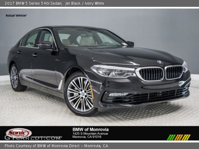 2017 BMW 5 Series 540i Sedan in Jet Black