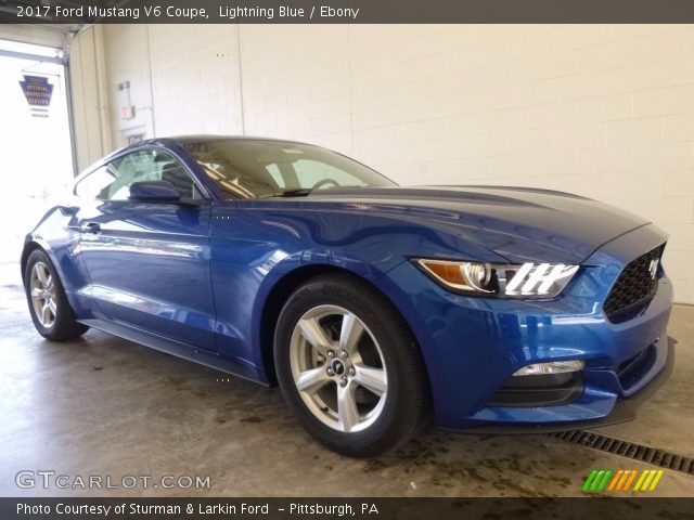 2017 Ford Mustang V6 Coupe in Lightning Blue