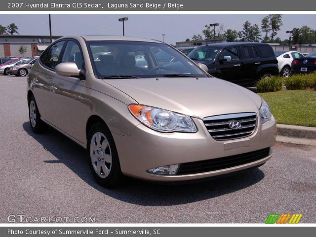 2007 Hyundai Elantra GLS Sedan in Laguna Sand Beige