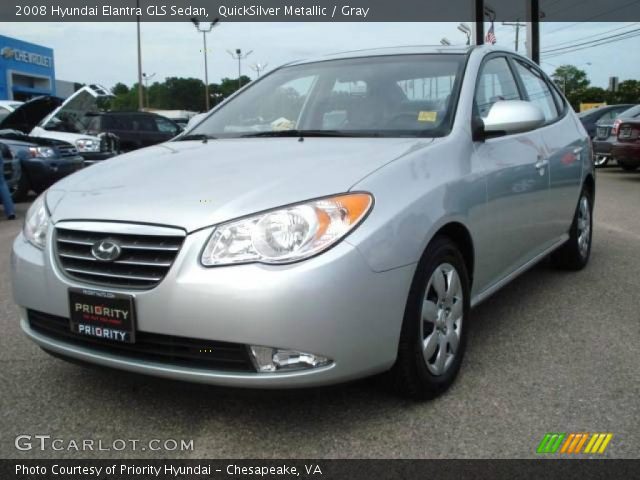 2008 Hyundai Elantra GLS Sedan in QuickSilver Metallic