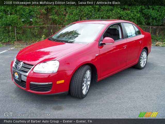 2008 Volkswagen Jetta Wolfsburg Edition Sedan in Salsa Red