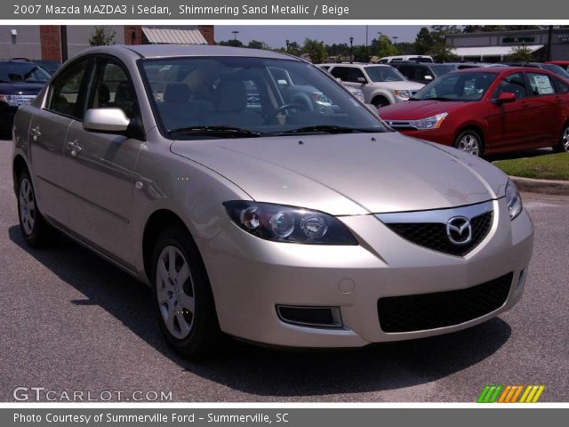 2007 Mazda MAZDA3 i Sedan in Shimmering Sand Metallic