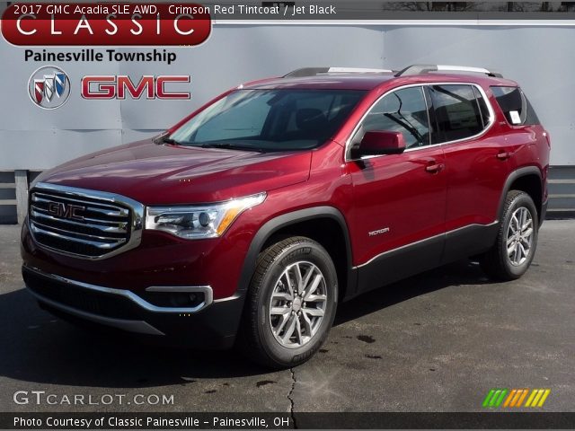 2017 GMC Acadia SLE AWD in Crimson Red Tintcoat