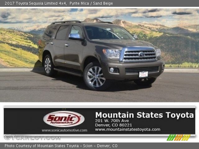 2017 Toyota Sequoia Limited 4x4 in Pyrite Mica