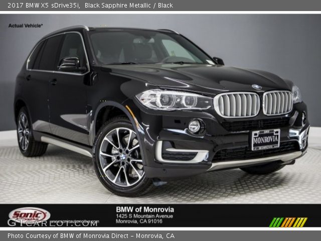 2017 BMW X5 sDrive35i in Black Sapphire Metallic