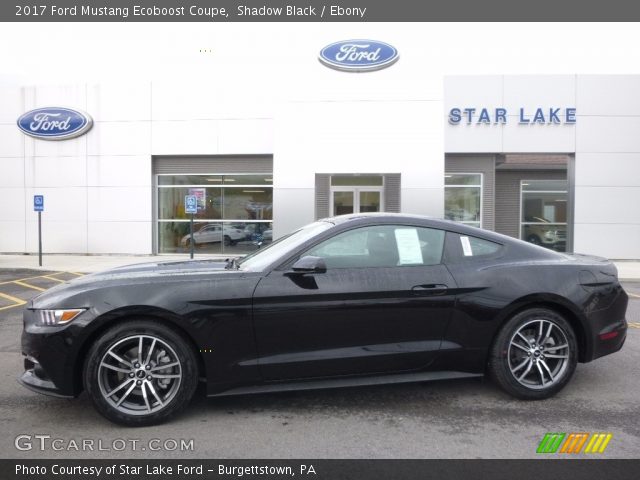 2017 Ford Mustang Ecoboost Coupe in Shadow Black