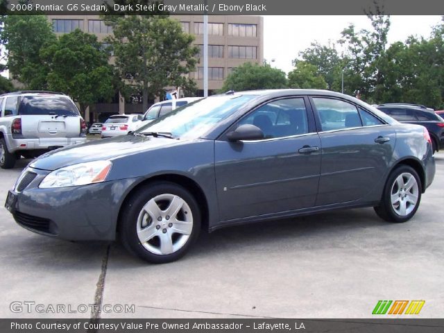 2008 Pontiac G6 Sedan in Dark Steel Gray Metallic