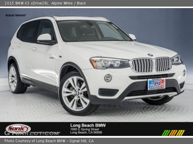 2015 BMW X3 xDrive28i in Alpine White