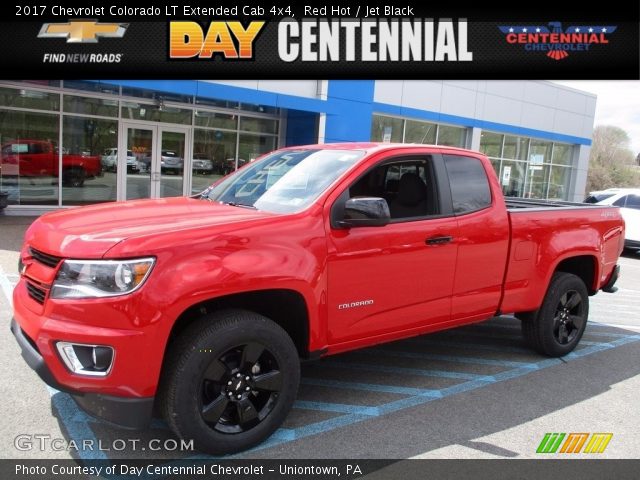 2017 Chevrolet Colorado LT Extended Cab 4x4 in Red Hot