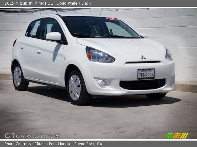 2015 Mitsubishi Mirage DE in Cloud White