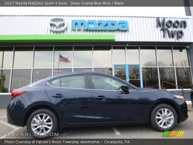 2017 Mazda MAZDA3 Sport 4 Door in Deep Crystal Blue Mica
