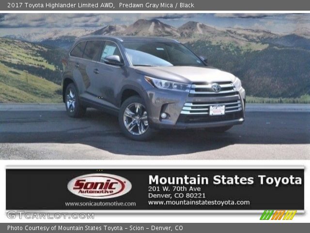 2017 Toyota Highlander Limited AWD in Predawn Gray Mica