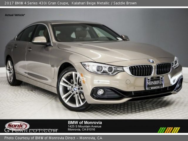 2017 BMW 4 Series 430i Gran Coupe in Kalahari Beige Metallic