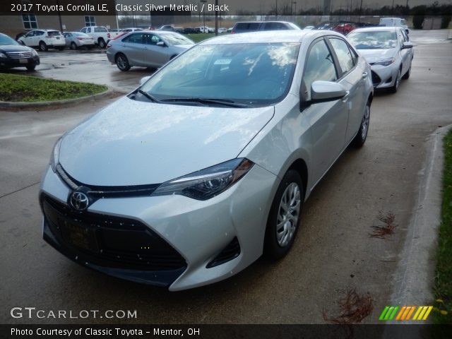 2017 Toyota Corolla LE in Classic Silver Metalic