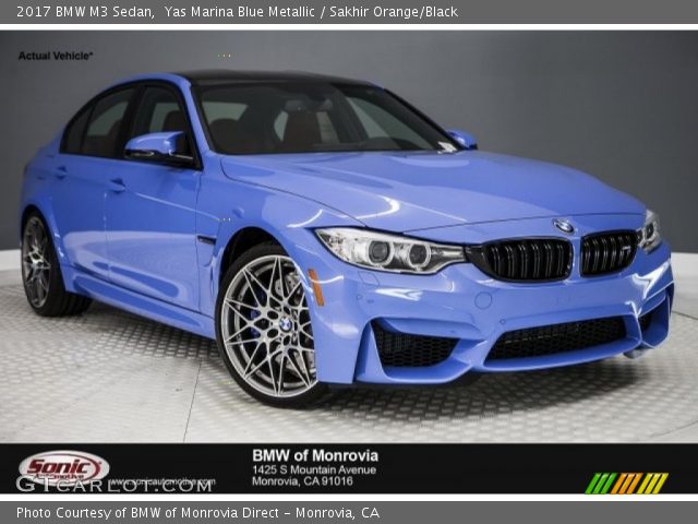 2017 BMW M3 Sedan in Yas Marina Blue Metallic