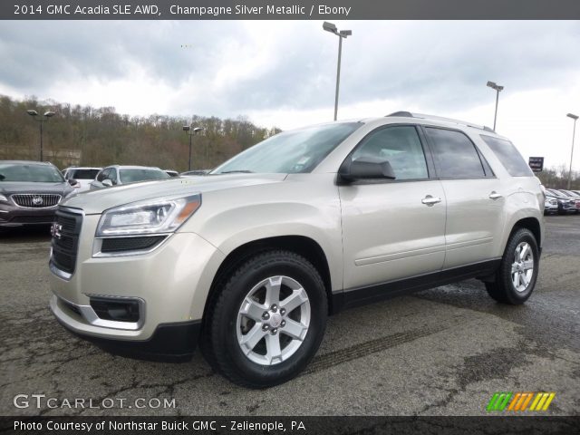 2014 GMC Acadia SLE AWD in Champagne Silver Metallic