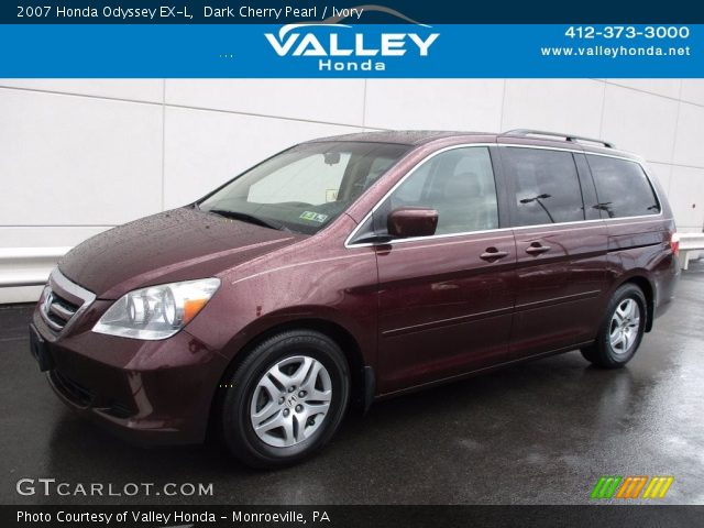 2007 Honda Odyssey EX-L in Dark Cherry Pearl