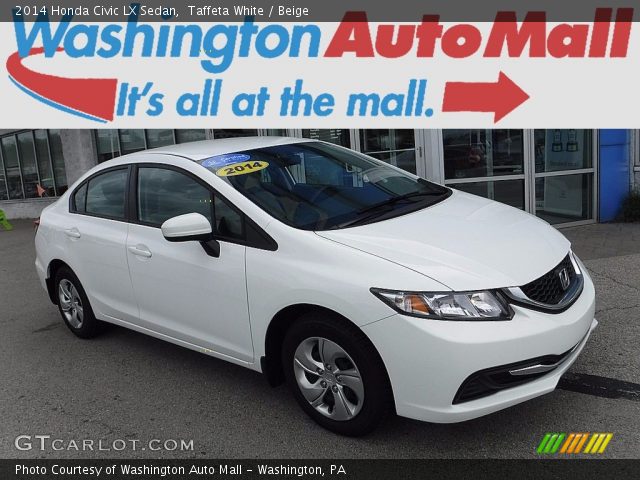 2014 Honda Civic LX Sedan in Taffeta White