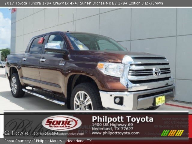 2017 Toyota Tundra 1794 CrewMax 4x4 in Sunset Bronze Mica