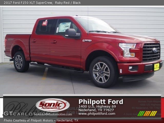 2017 Ford F150 XLT SuperCrew in Ruby Red
