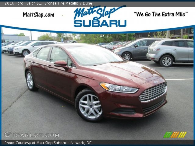 2016 Ford Fusion SE in Bronze Fire Metallic