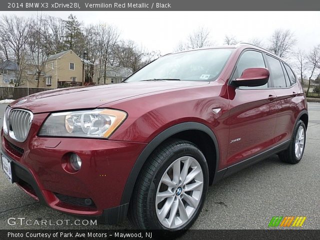 2014 BMW X3 xDrive28i in Vermilion Red Metallic