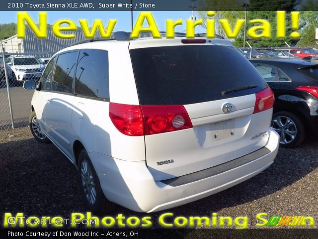 2010 Toyota Sienna XLE AWD in Super White