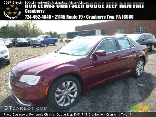 2017 Chrysler 300 Limited AWD in Velvet Red