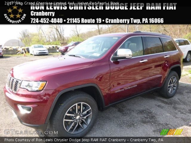 2017 Jeep Grand Cherokee Limited 4x4 in Velvet Red Pearl