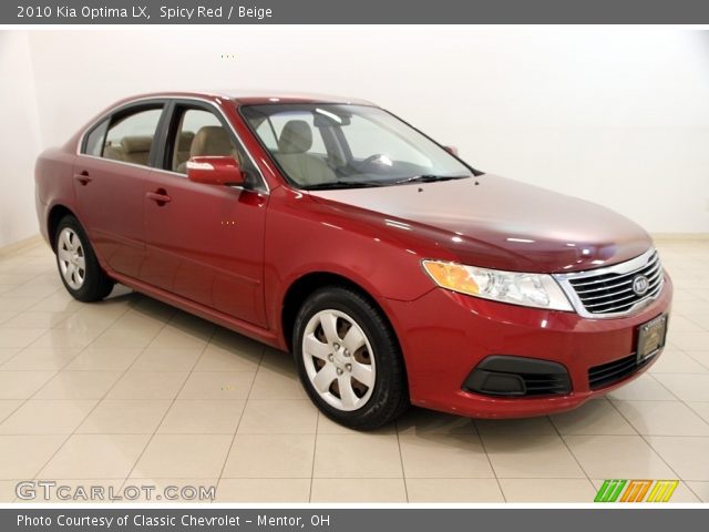2010 Kia Optima LX in Spicy Red
