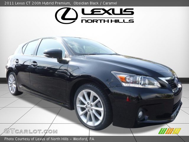 2011 Lexus CT 200h Hybrid Premium in Obsidian Black