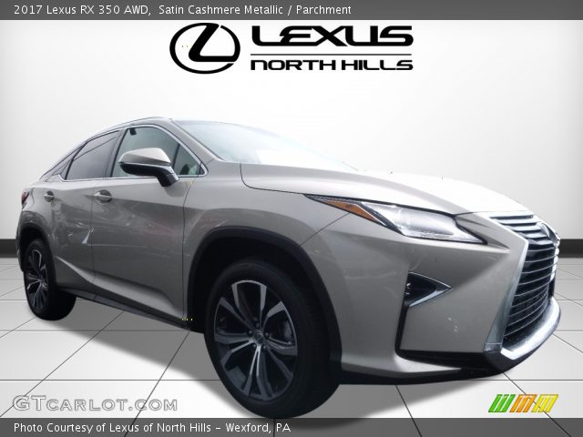 2017 Lexus RX 350 AWD in Satin Cashmere Metallic