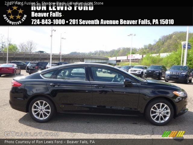 2017 Ford Fusion S in Shadow Black