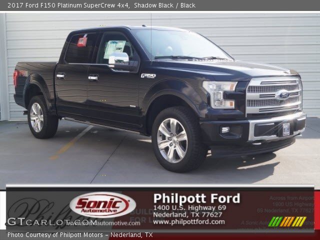 2017 Ford F150 Platinum SuperCrew 4x4 in Shadow Black