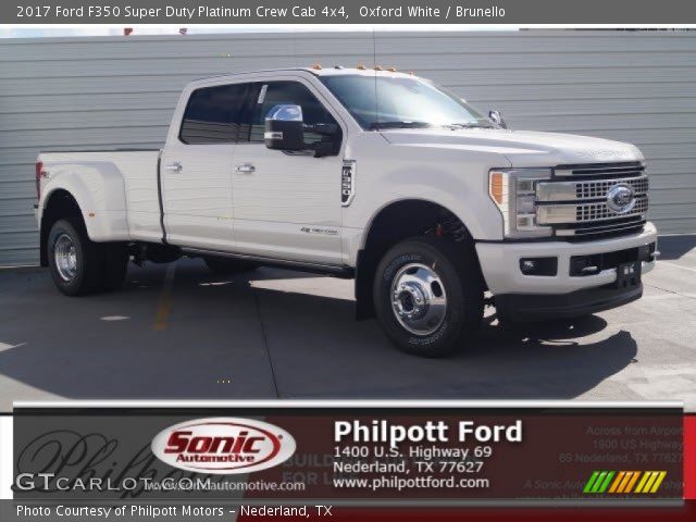 2017 Ford F350 Super Duty Platinum Crew Cab 4x4 in Oxford White