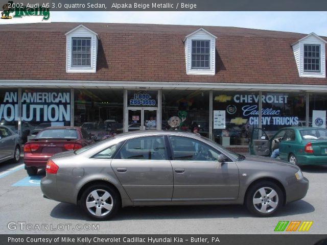 2002 Audi A6 3.0 quattro Sedan in Alpaka Beige Metallic