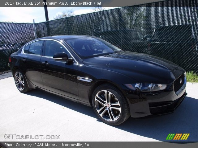 2017 Jaguar XE 35t Premium AWD in Ebony Black