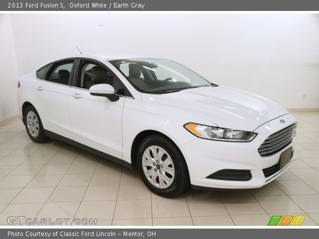 2013 Ford Fusion S in Oxford White