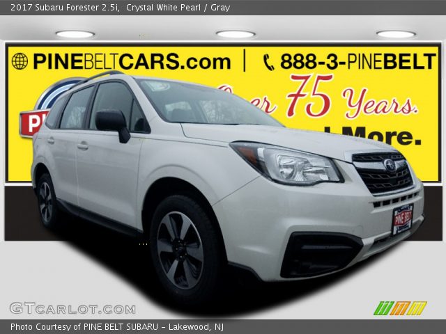 2017 Subaru Forester 2.5i in Crystal White Pearl