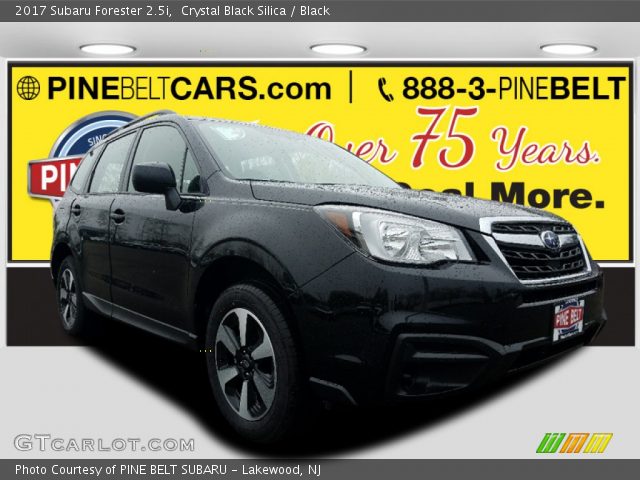 2017 Subaru Forester 2.5i in Crystal Black Silica