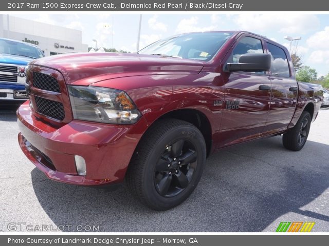 2017 Ram 1500 Express Crew Cab in Delmonico Red Pearl