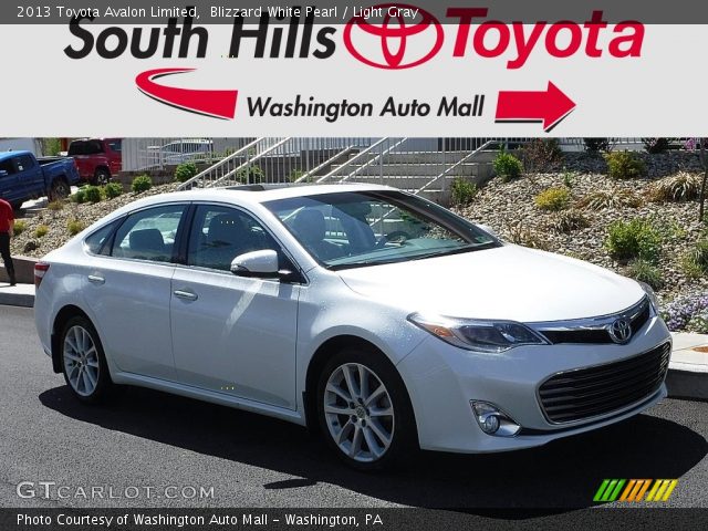 2013 Toyota Avalon Limited in Blizzard White Pearl