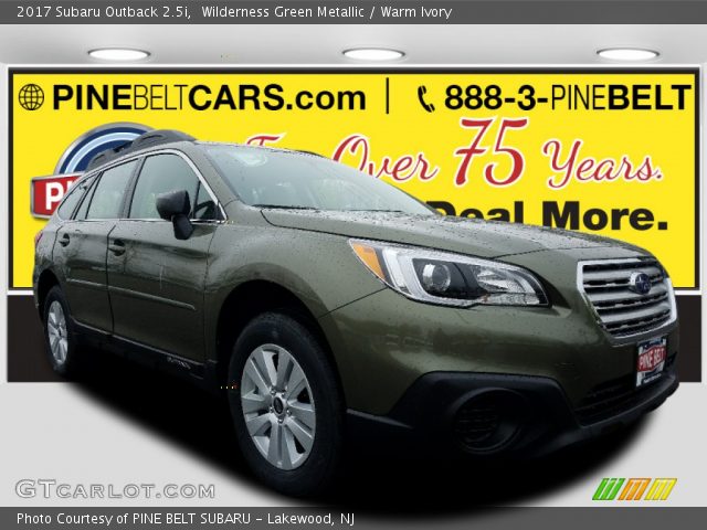 2017 Subaru Outback 2.5i in Wilderness Green Metallic