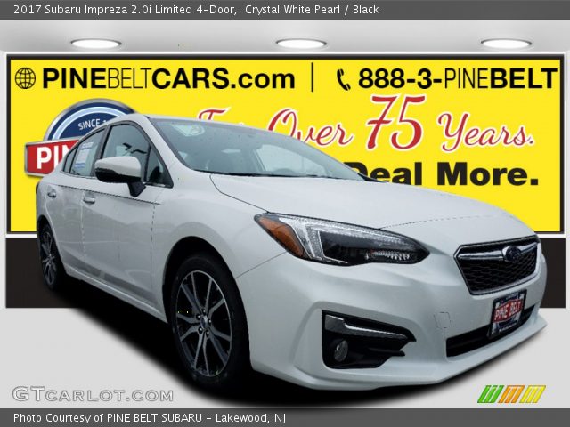 2017 Subaru Impreza 2.0i Limited 4-Door in Crystal White Pearl