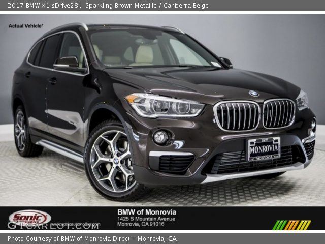 2017 BMW X1 sDrive28i in Sparkling Brown Metallic
