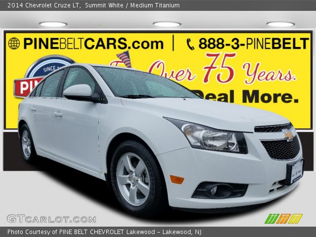 2014 Chevrolet Cruze LT in Summit White