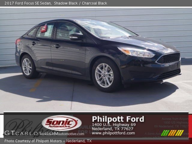 2017 Ford Focus SE Sedan in Shadow Black